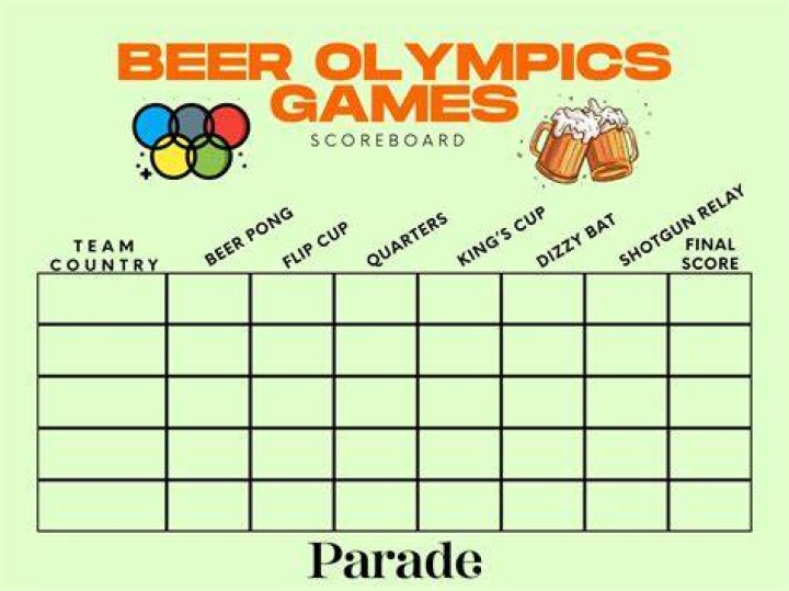 Can you do Beer Olympics with teams of 2?