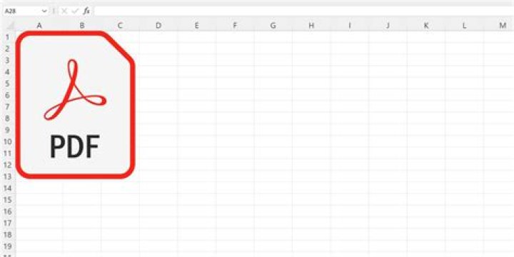 Can you store PDF in Excel?