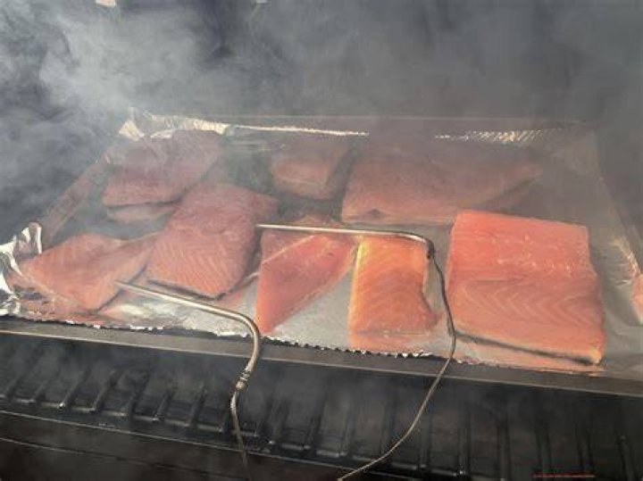 Do you flip salmon when smoking?