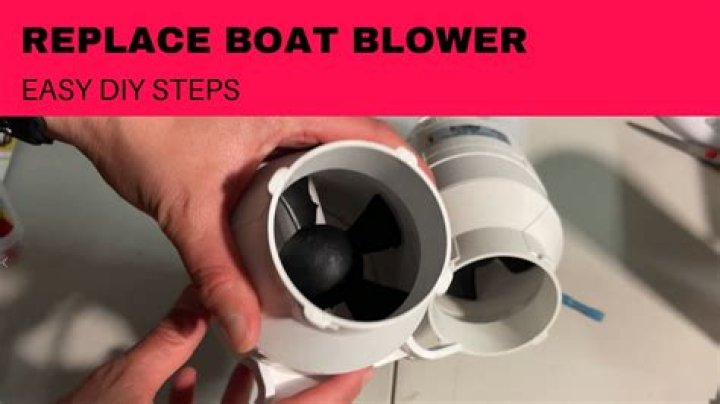 Do you leave the blower on a boat?