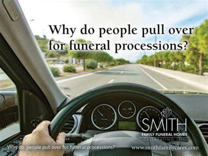 Do you pull over for a funeral procession?