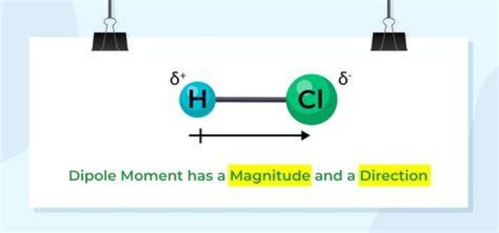 Does bond dipole have magnitude and direction?