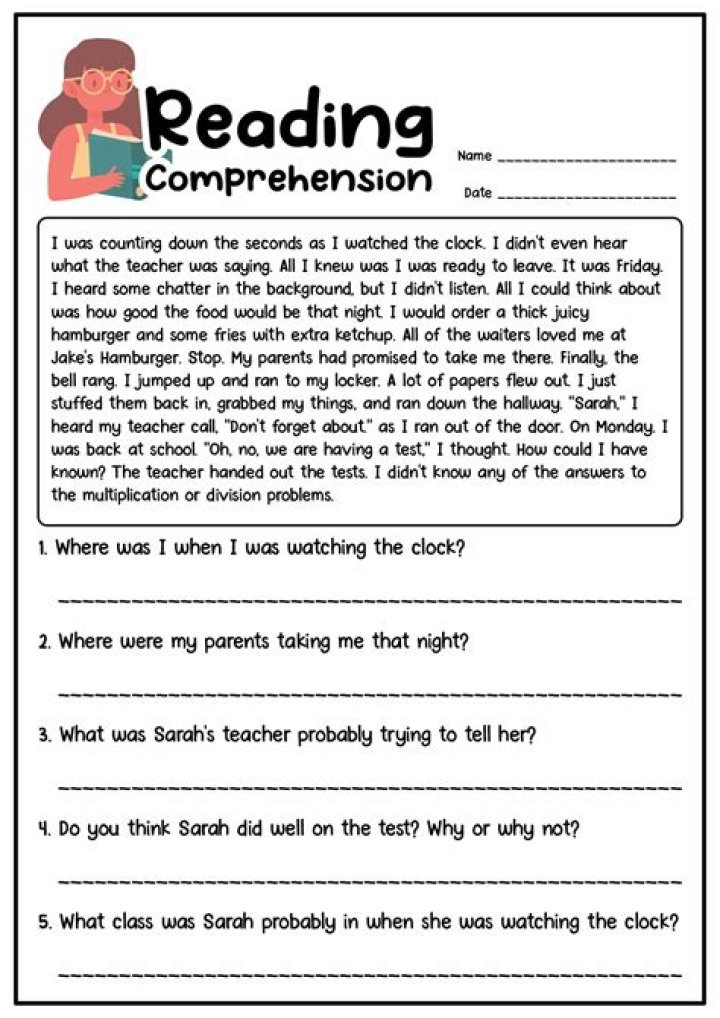 How can I help my 8th grader with reading comprehension?