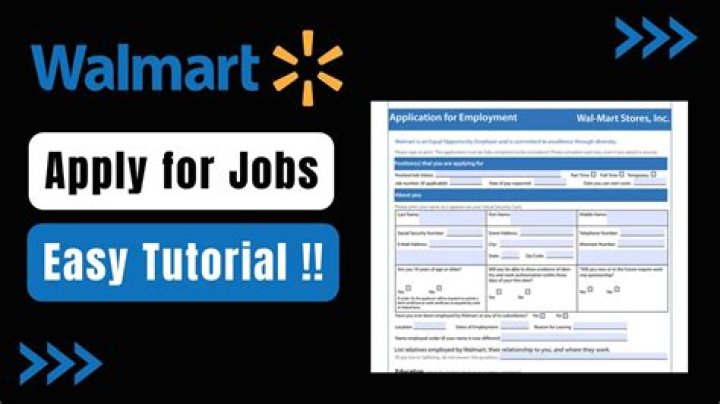 How do I apply for a job at Walmart?
