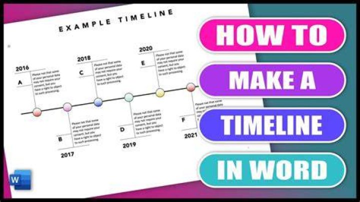 How do I create a timeline in Microsoft Office?