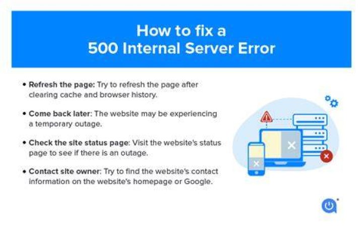 How do I fix a 500 Internal server Error?