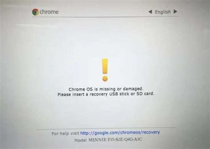 How do I fix missing OS on my Chromebook?