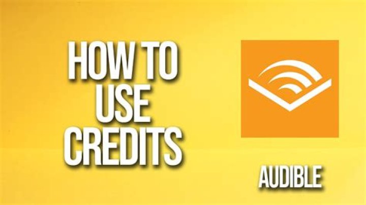 How do I get credits on Audible app?