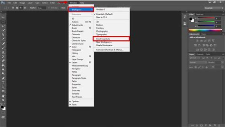 How do I get my default brush back in Photoshop?
