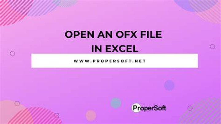 How do I open an OFX file?