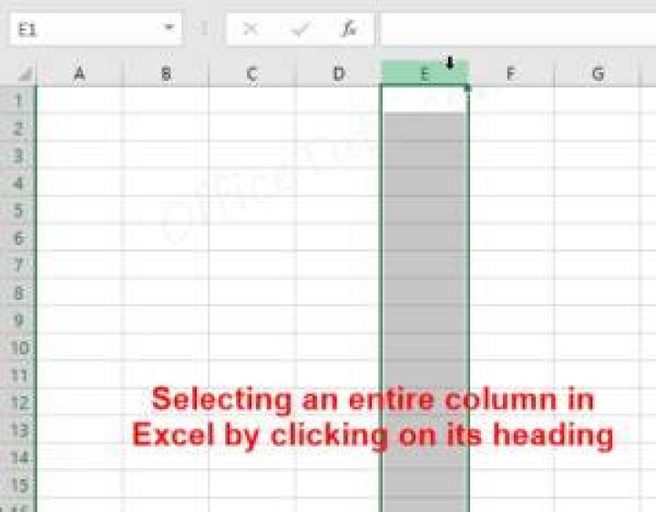 How do I select a column range in Excel VBA?