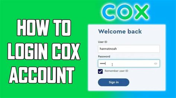 How do I sign in to webmail from my Cox account?