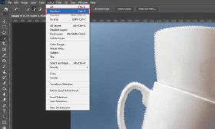 How do you deselect in Photoshop?