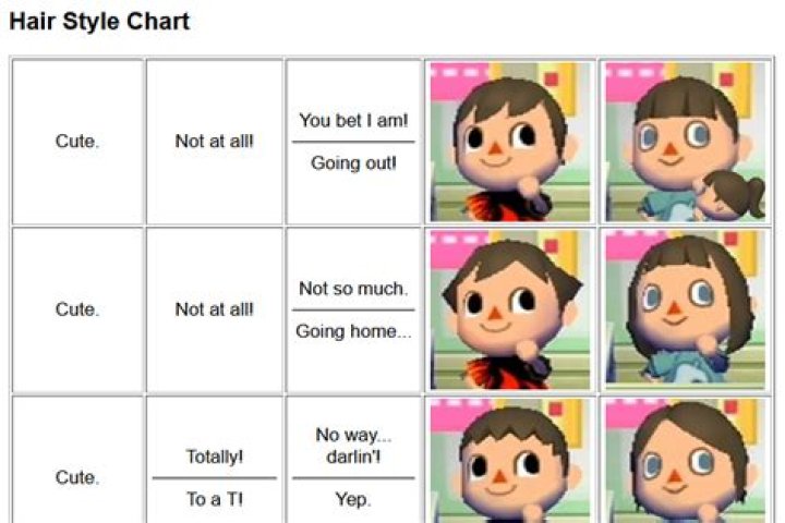 How do you get the hairstyle you want in Animal Crossing City Folk?