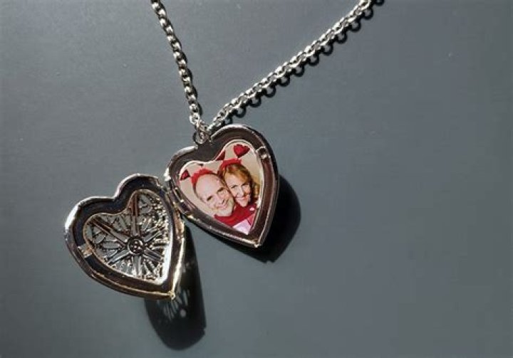 How do you put a picture in a heart locket necklace?