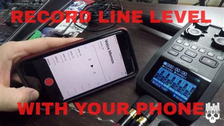 How do you record line-level on iPhone?