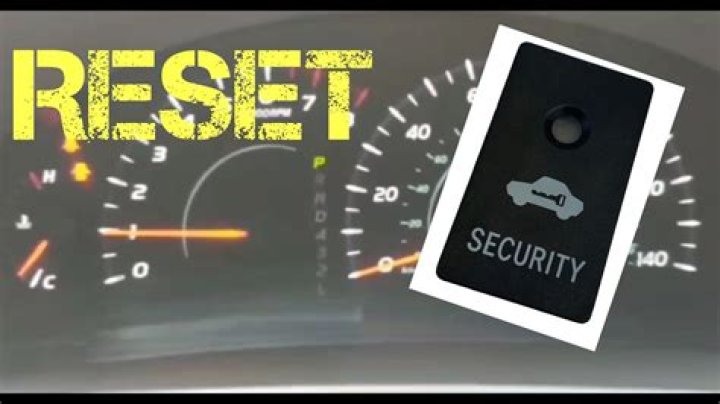 How do you reset the security system on a 2001 Chevy Suburban?