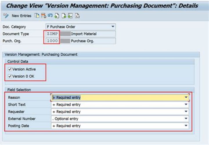 How do you track changes in SAP po?