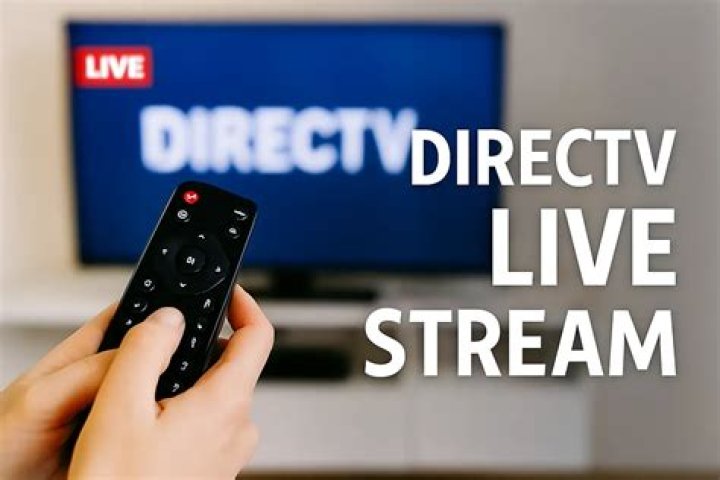 How do you watch live TV on DIRECTV?
