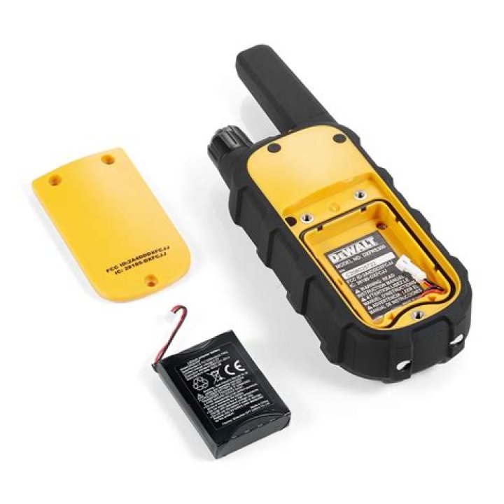 How long will DEWALT radio run on battery?