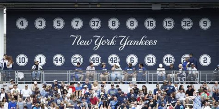 How many retired numbers do the New York Yankees have?