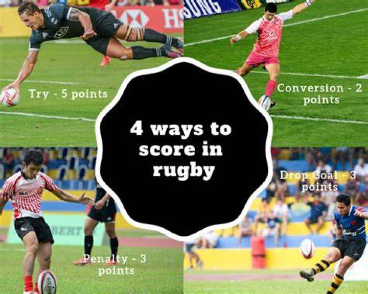 How much is a try in rugby worth?