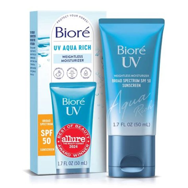 Is Biore sunscreen water resistant?