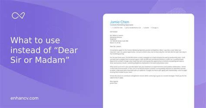 Is Dear Sir Madam still appropriate?