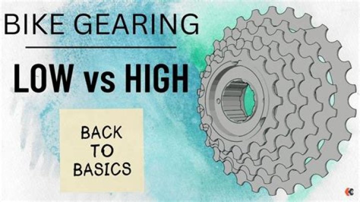 Should you cycle in a high gear?