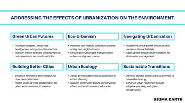What are 5 negative effects of urbanization?