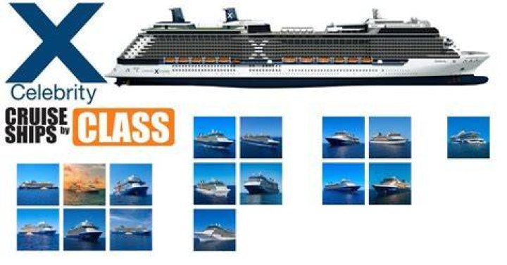 What are the different classes of ships for Celebrity?