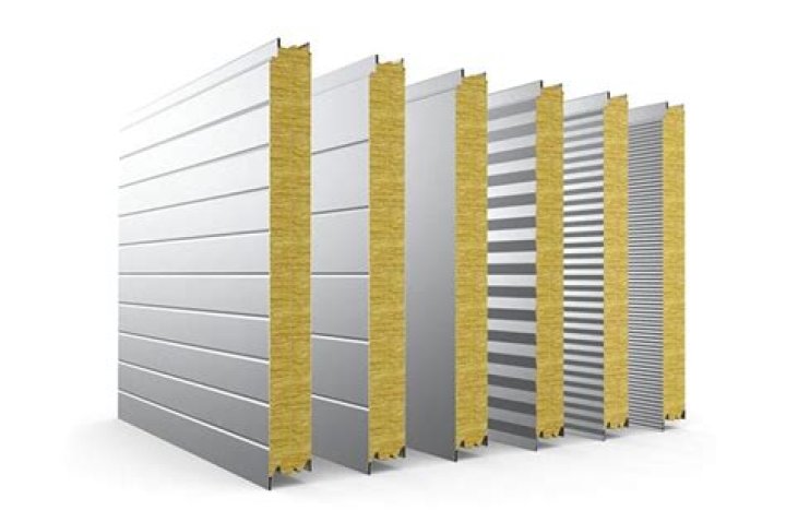 What are the material used for sandwich construction?