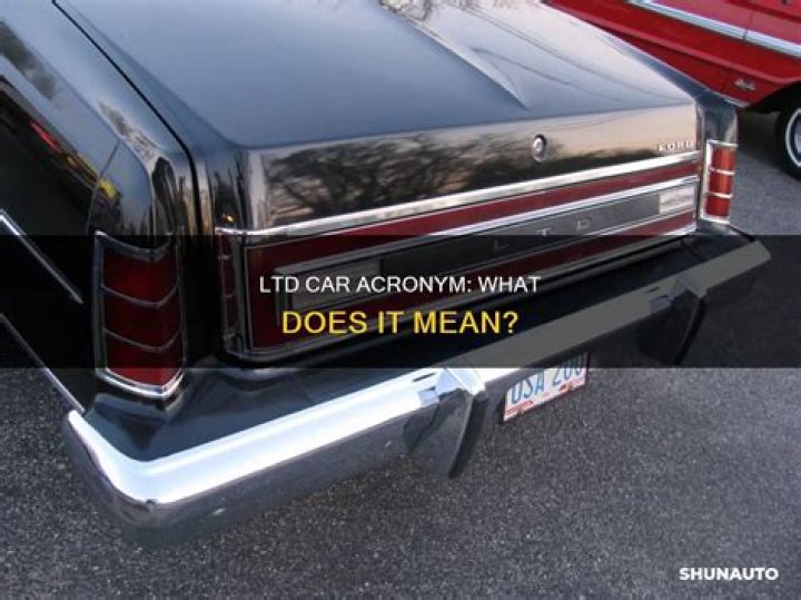What does LTD stand for on a Ford?
