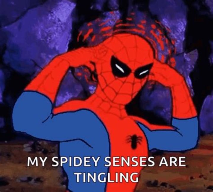 What does my spider sense is tingling mean?