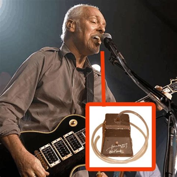 What does Peter Frampton say in the talk box?