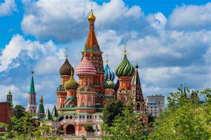 What does St Basil Cathedral look like?