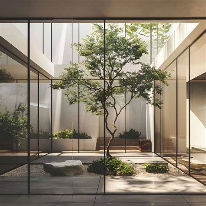 What is apartment courtyard?