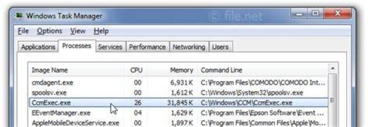 What is CCMExec exe process?