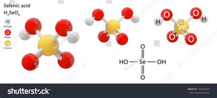 What is the anion in selenic acid?
