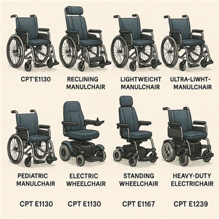 What is the CPT code for wheelchair?