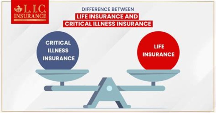 What is the difference between life insurance and critical illness?