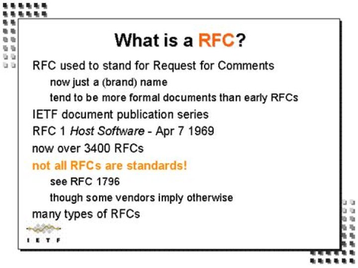 What is the RFC for HTTP?