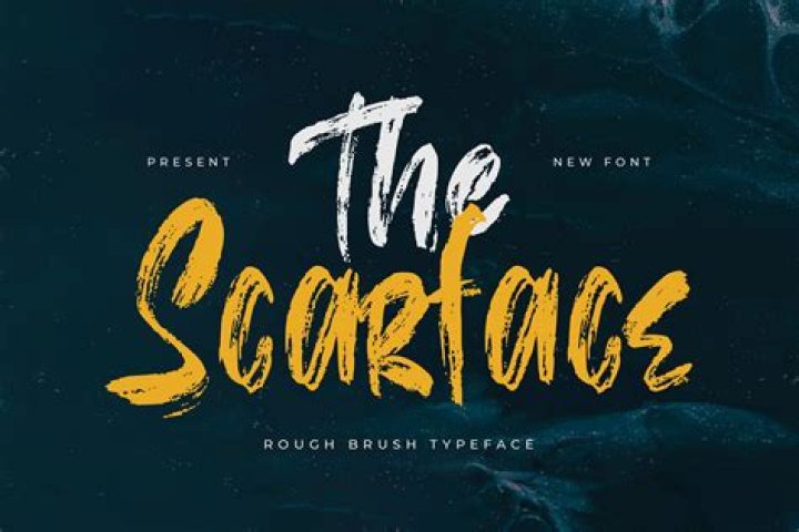 What is the Scarface font called?