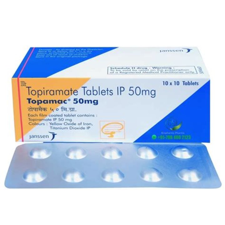 What is topiramate 50 mg used for?