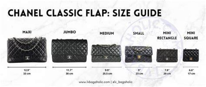 What size is a Maxi Chanel bag?
