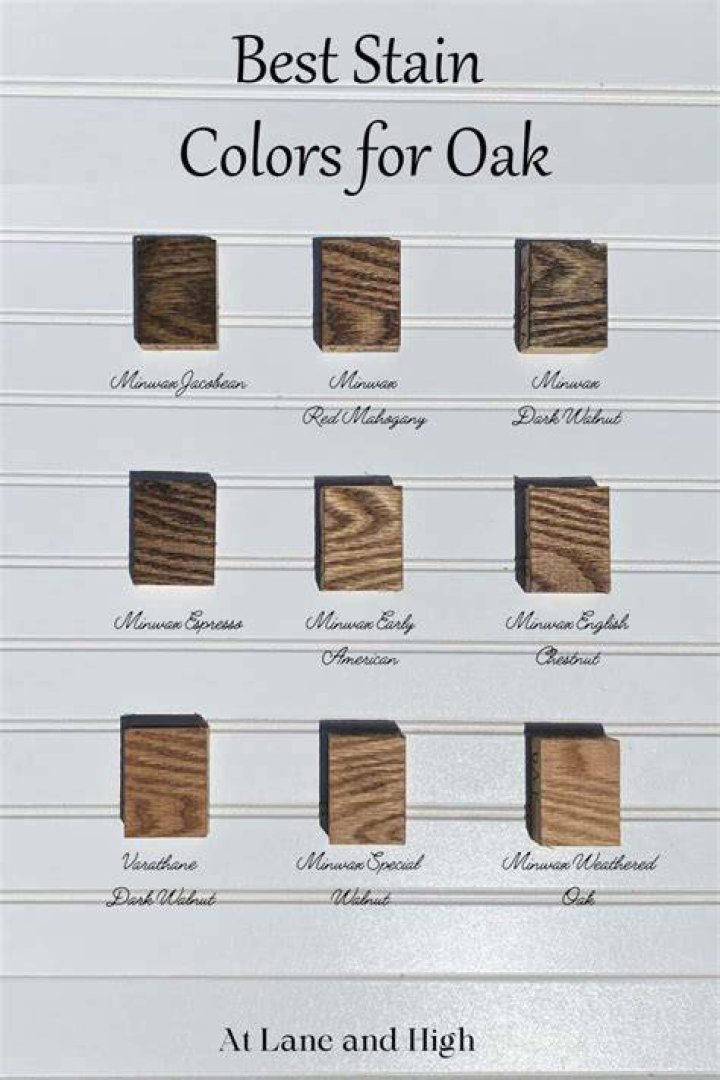 What stain looks good on Oak?