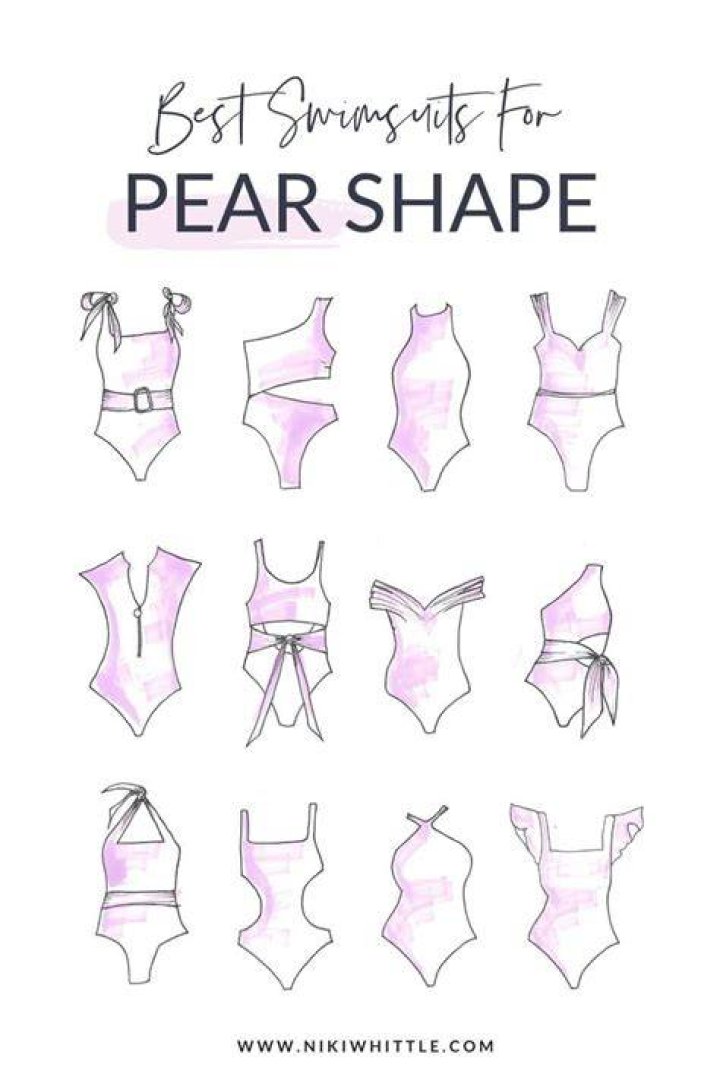 What type of bikini is best for pear shaped body?