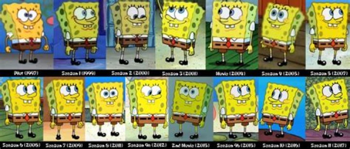 When did SpongeBob art style change?
