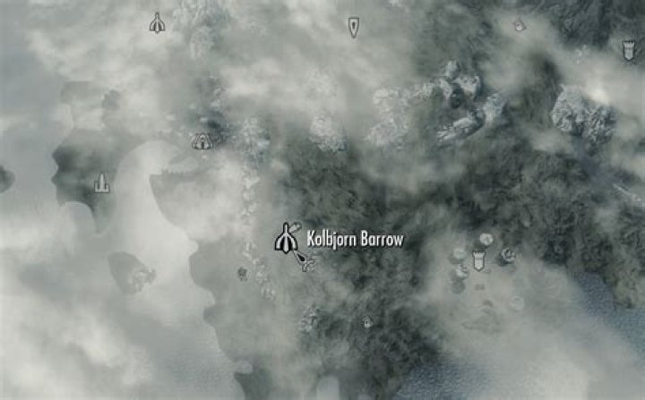 Where is the Dragon word in Kolbjorn Barrow?