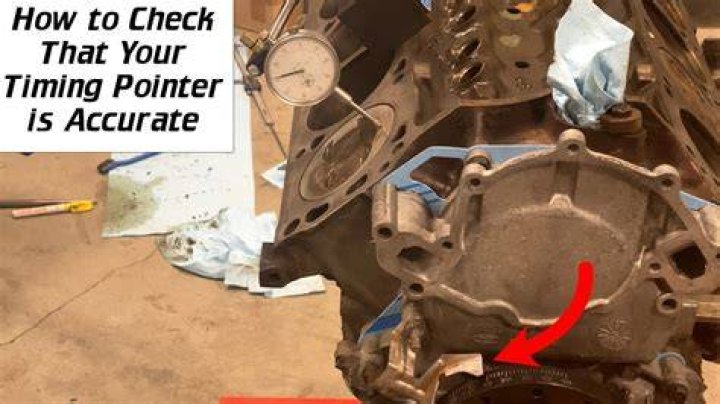Where is the timing mark on the harmonic balancer?